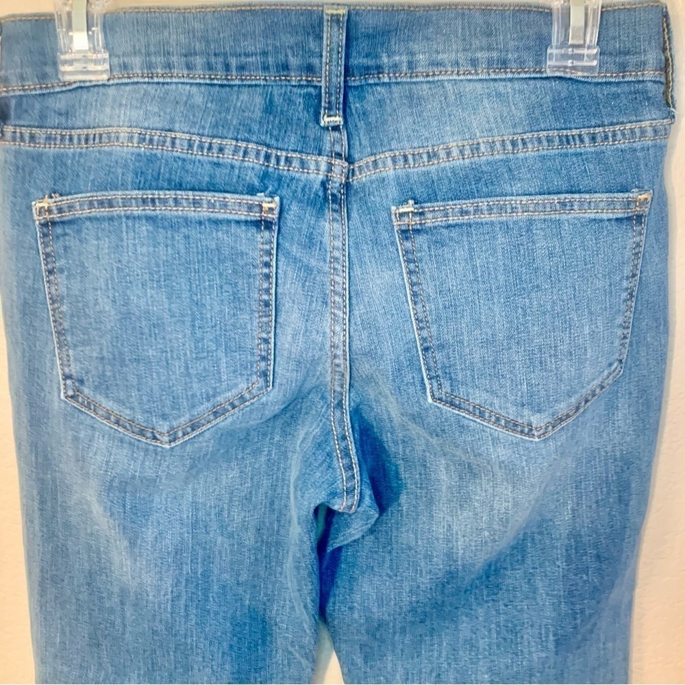 NWT Old Navy Jeans Size 4 The Flirt Blue Denim Cotton Spandex Bootcut Faded Wash - Picture 7 of 16